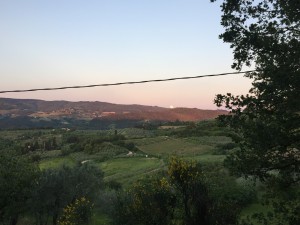 Sunset from Chianti